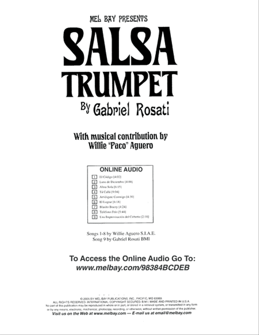 Salsa Trumpet Trumpet scores gallery preview page 7