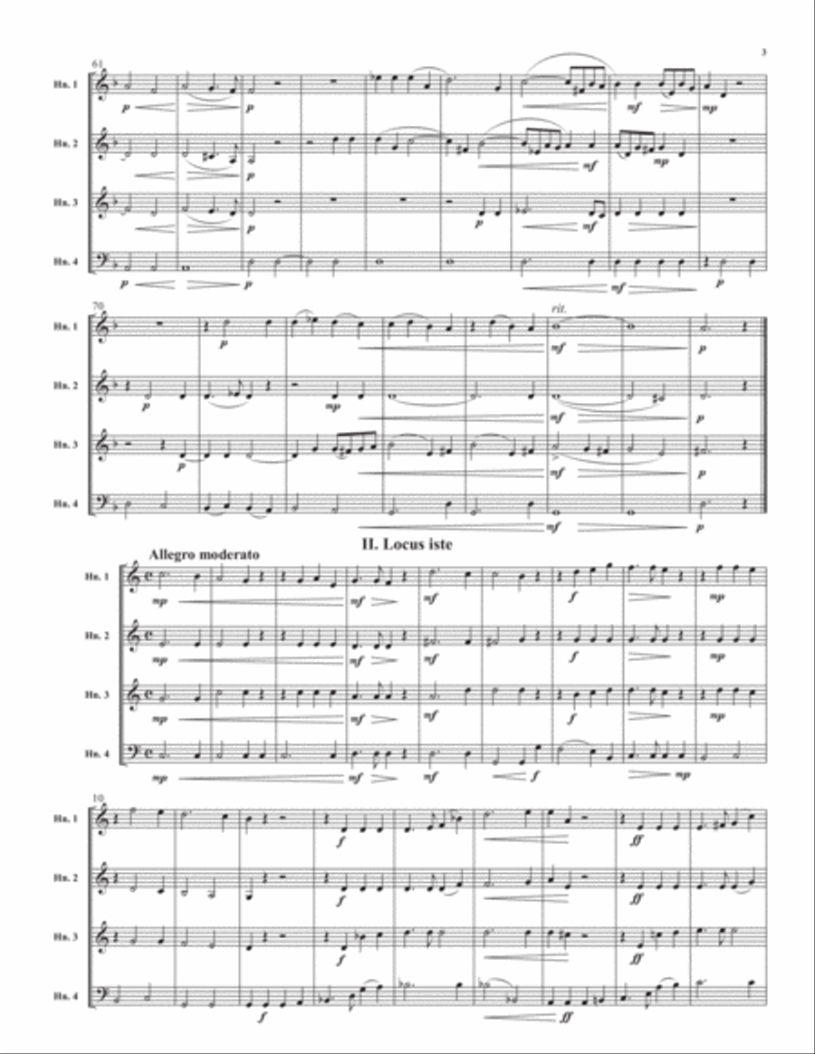 Bruckner Suite Horn scores gallery preview page 4
