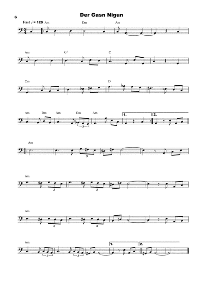 25 Klezmer Tunes for Trombone image number null