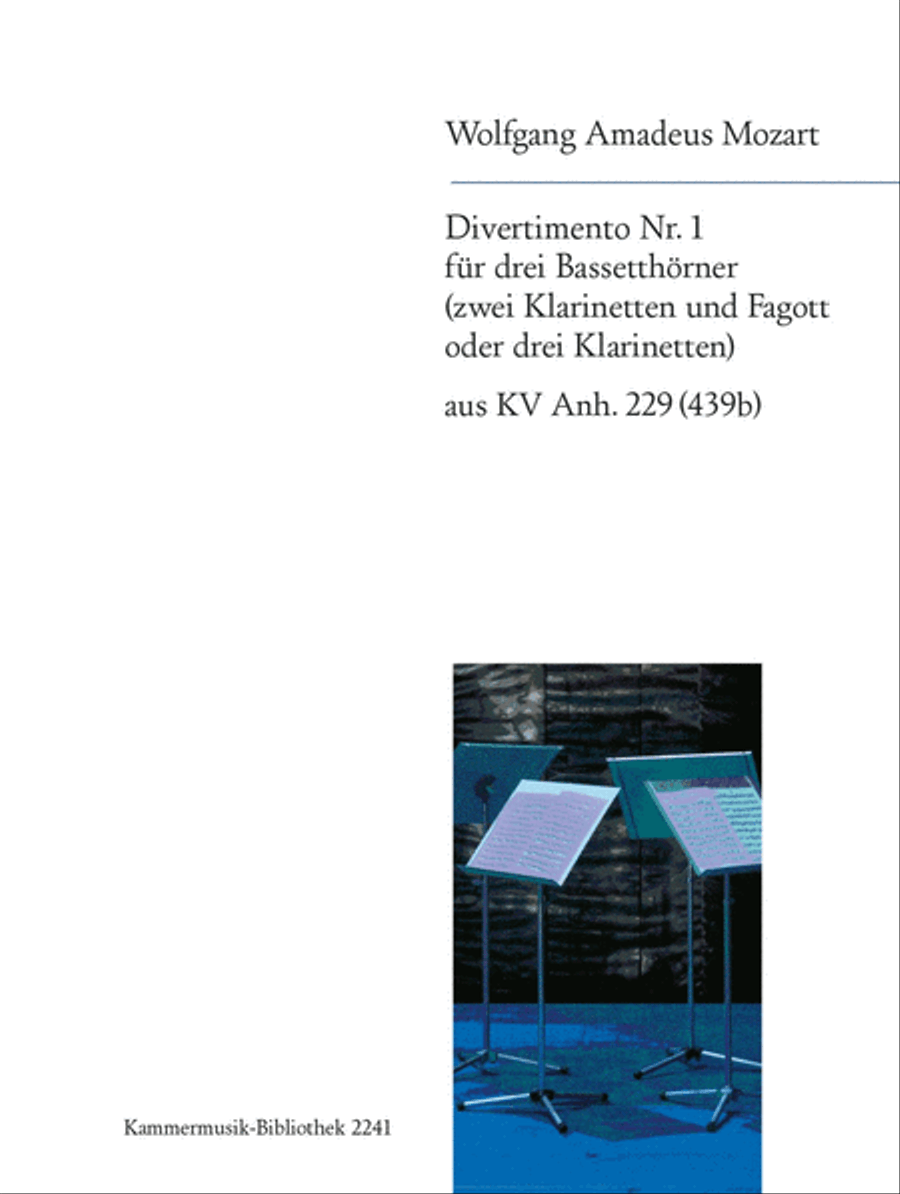 5 Divertimentos K. 439b (App. 229) Euphonium scores gallery preview page 1