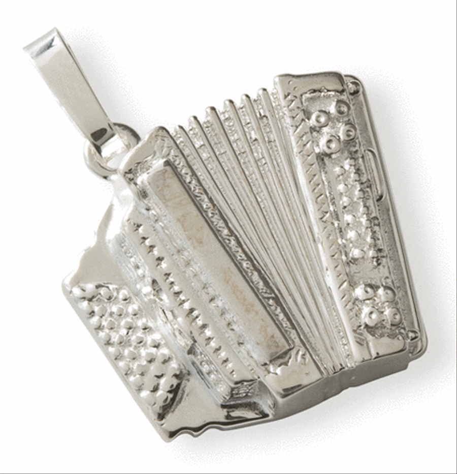 Silver pendant : accordion Accordion scores gallery preview page 1