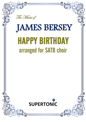 Happy Birthday (for SATB choir)