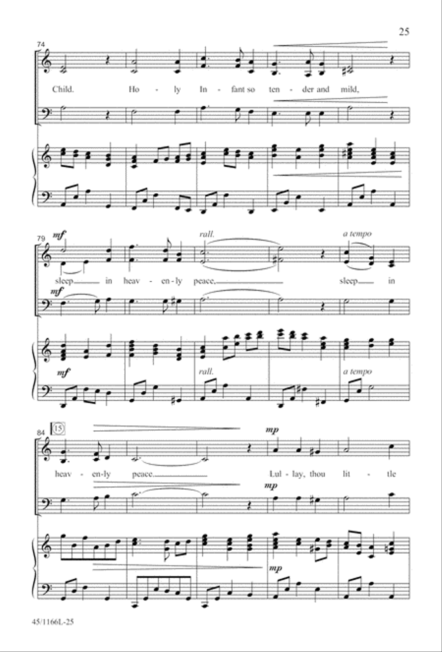 12 Carols for about 12 Singers 3-Part scores gallery preview page 26