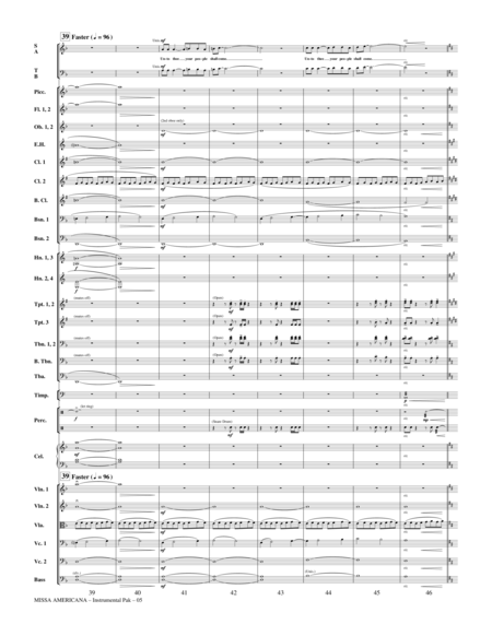 Missa Americana - Full Score