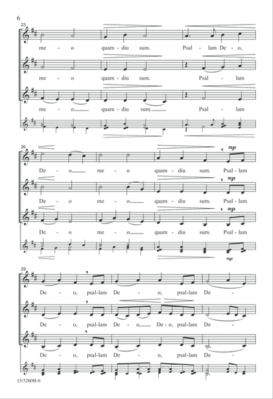 Psallam Deo SSA scores gallery preview page 6