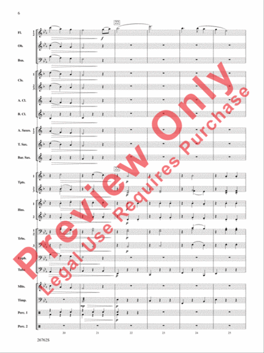 Rainbows Concert Band scores gallery preview page 7