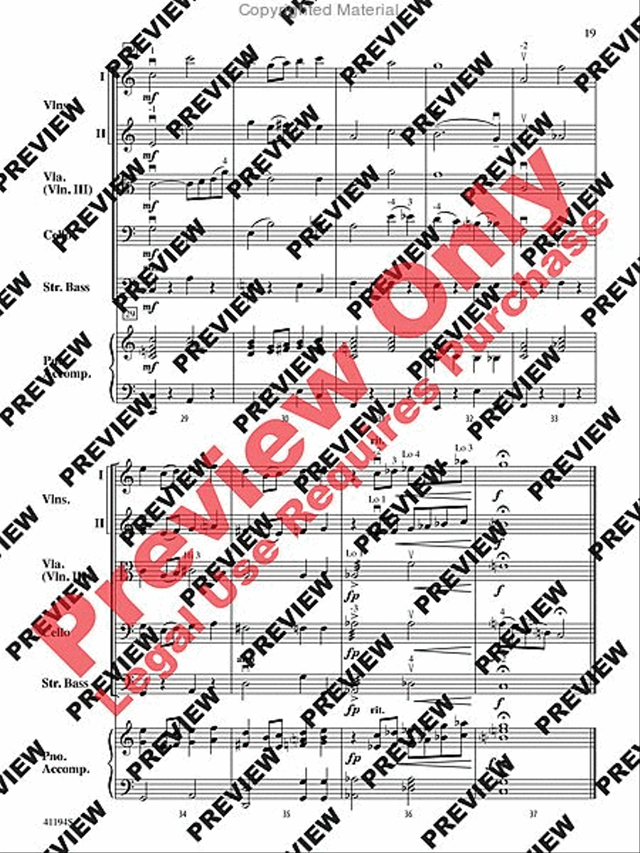 The Wizard of Oz, Suite from String Orchestra scores gallery preview page 20