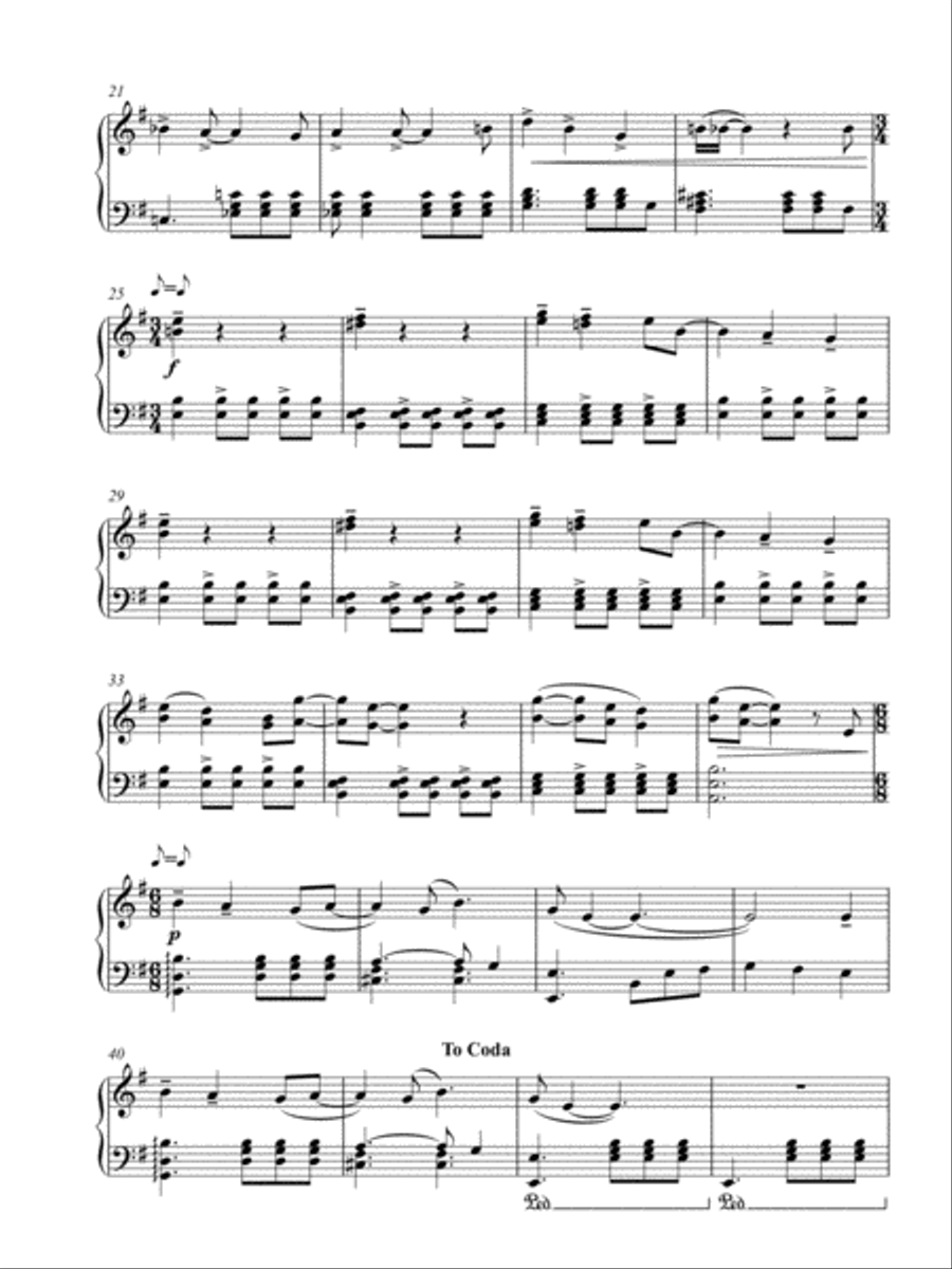 Your Eyes Piano Solo scores gallery preview page 2
