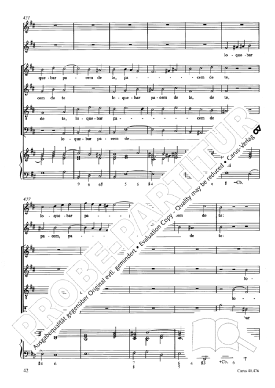 Psalm 121 (Laetatus sum) SA scores gallery preview page 43