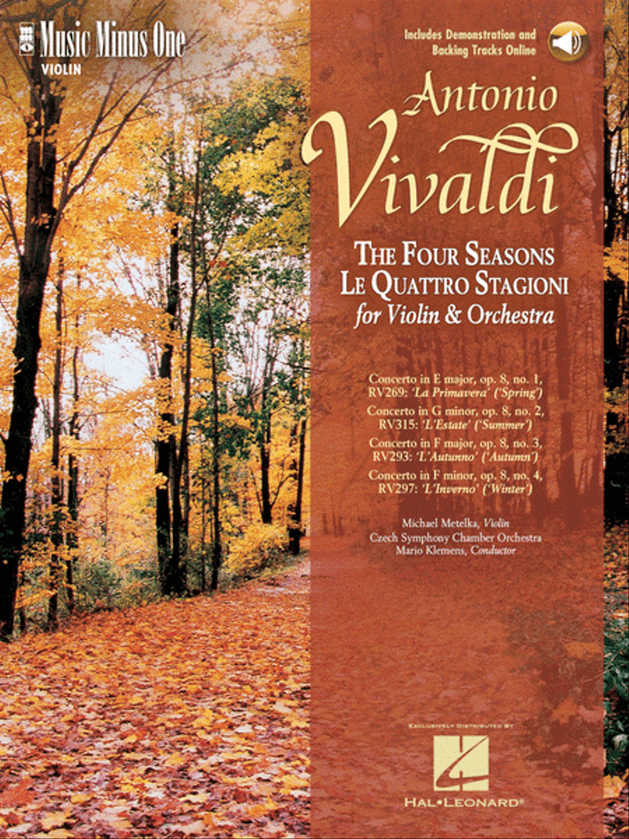 Vivaldi – “Le Quattre Stagioni” (“The Four Seasons”) for Violin and Orchestra Violin scores gallery preview page 1