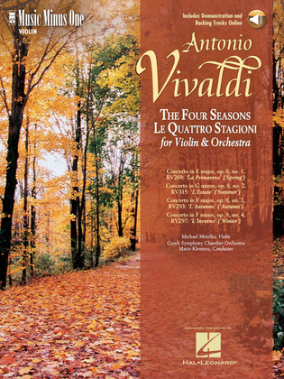 Book cover for Vivaldi – “Le Quattre Stagioni” (“The Four Seasons”) for Violin and Orchestra