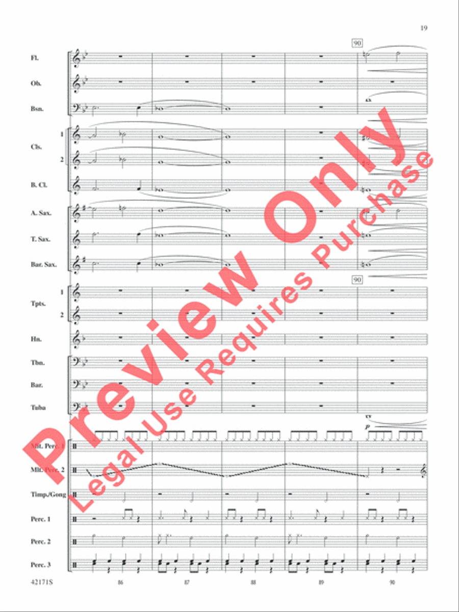 Prelude and Firestorm Concert Band scores gallery preview page 20