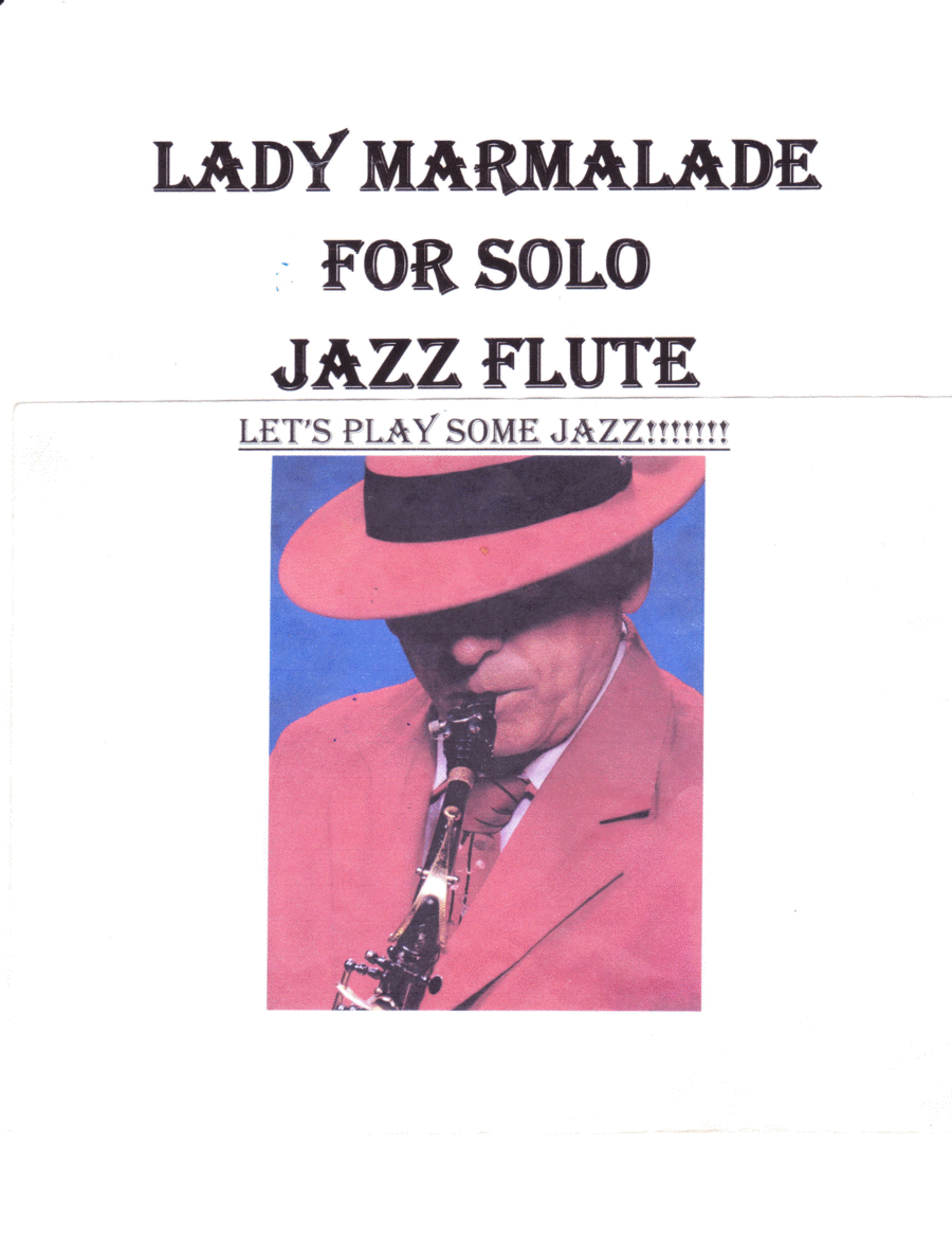 Lady Marmalade Flute Solo scores gallery preview page 1