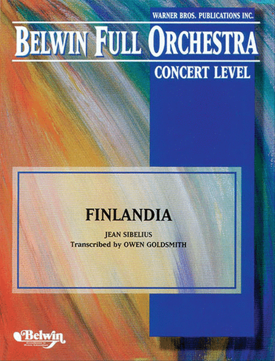 Finlandia Full Orchestra scores gallery preview page 1