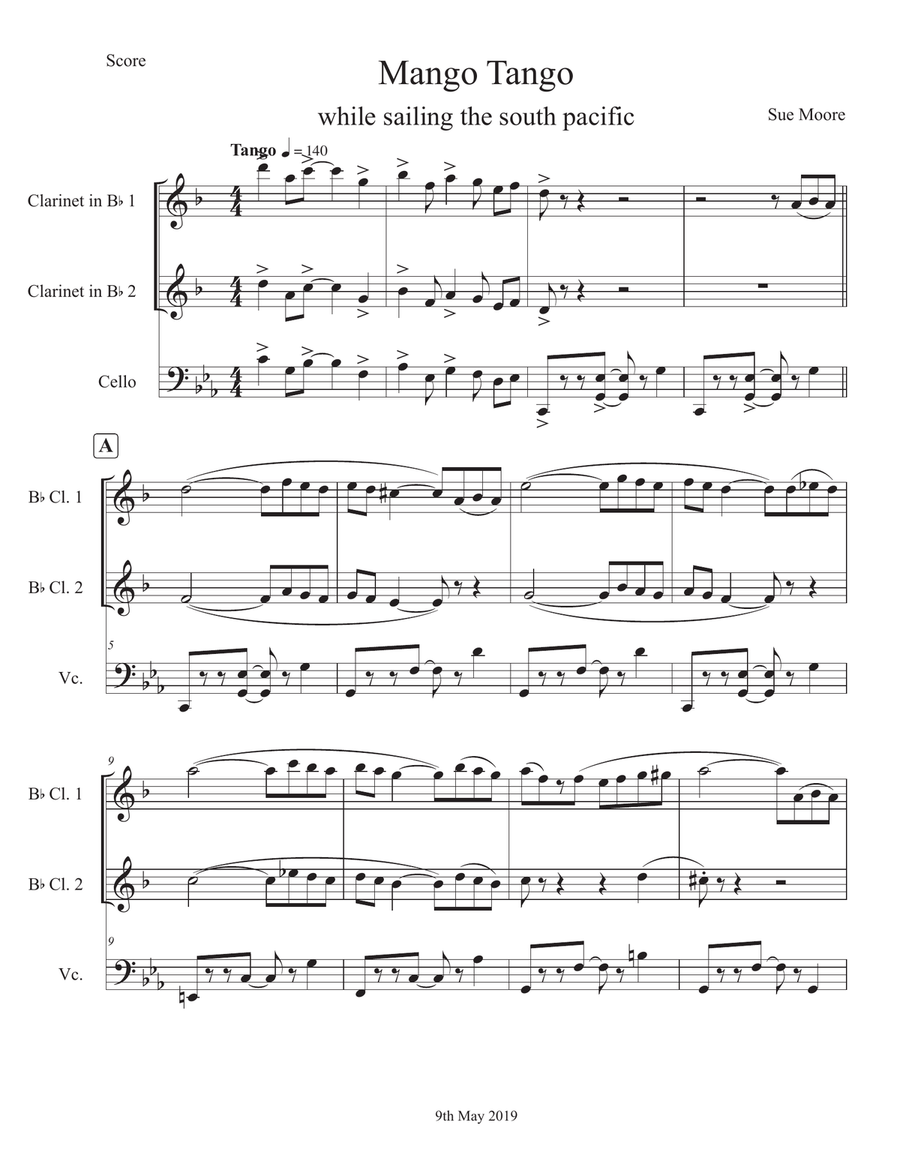 Mango Tango Mango Tango Small Ensemble scores gallery preview page 1