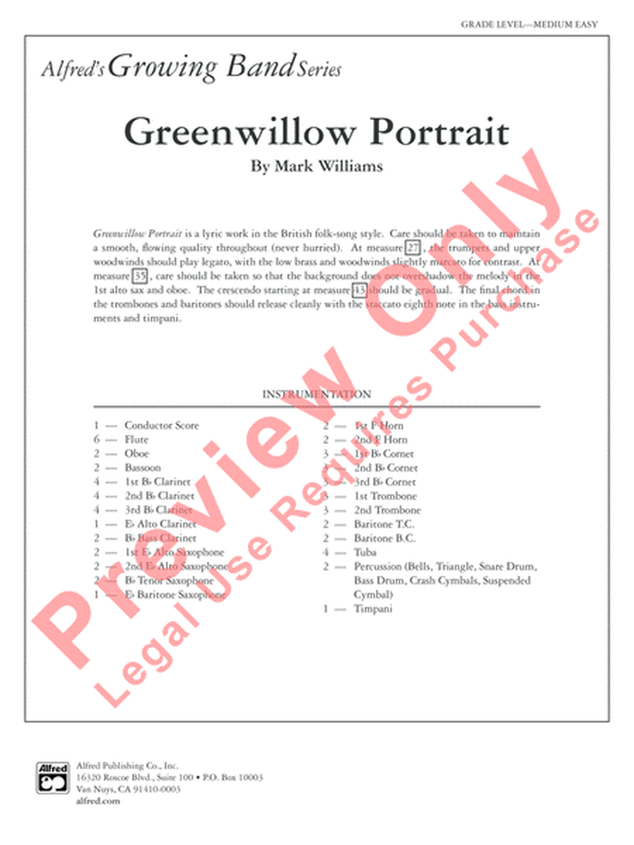 Greenwillow Portrait