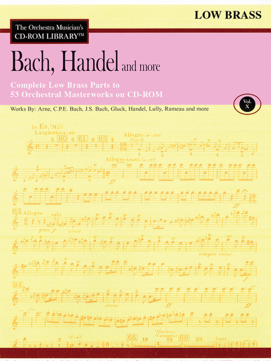 Bach, Handel and More - Volume X (Low Brass)