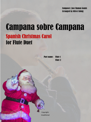 Book cover for Campana sobre Campnan for 2 Flutes