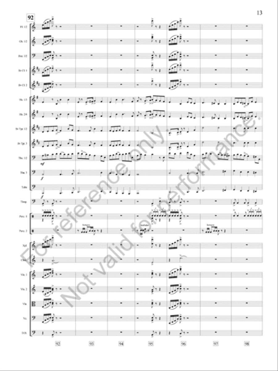 God Of Our Fathers Full Orchestra scores gallery preview page 14