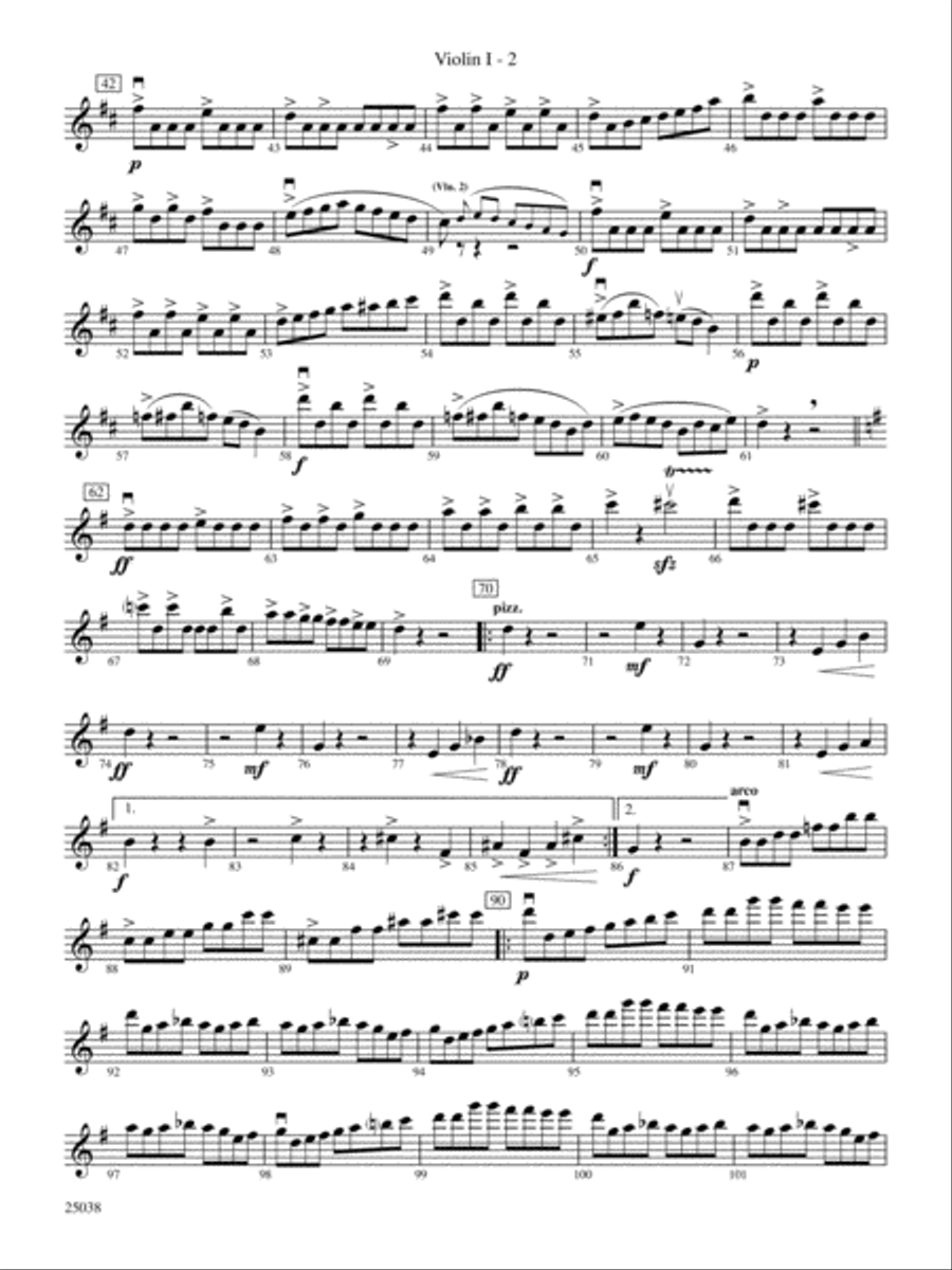 Fiddle-Faddle: 1st Violin Full Orchestra scores gallery preview page 2