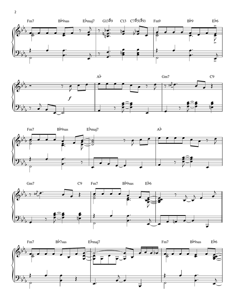 My Little Suede Shoes (arr. Brent Edstrom) Piano Solo scores gallery preview page 2