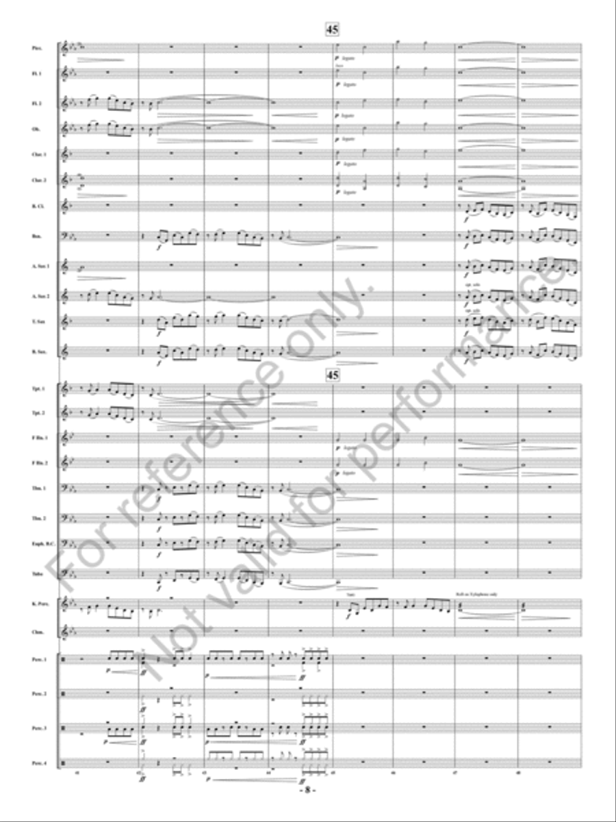 Listen to Me Listen to Me Concert Band scores gallery preview page 9
