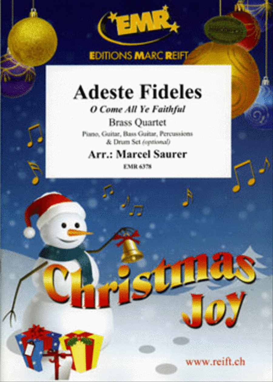 Adeste Fideles Brass Ensemble scores gallery preview page 1