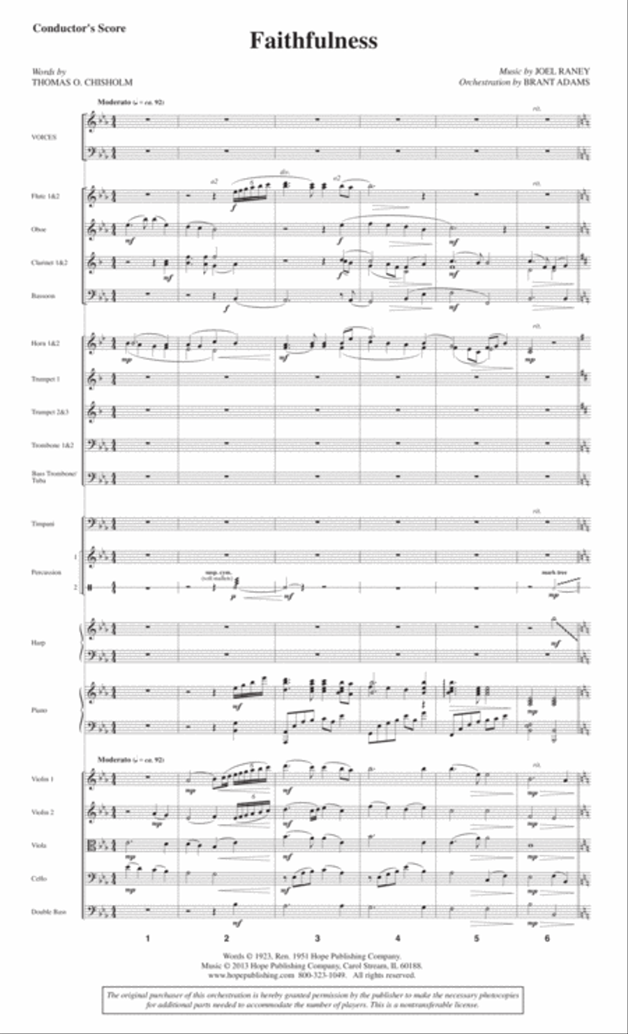 Faithfulness 4-Part scores gallery preview page 3