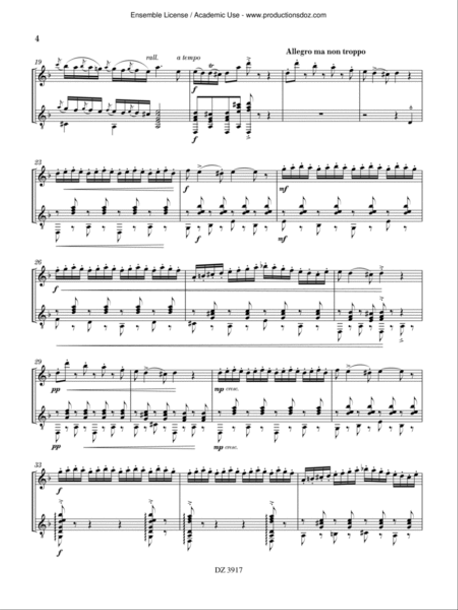 Czardas Violin scores gallery preview page 4