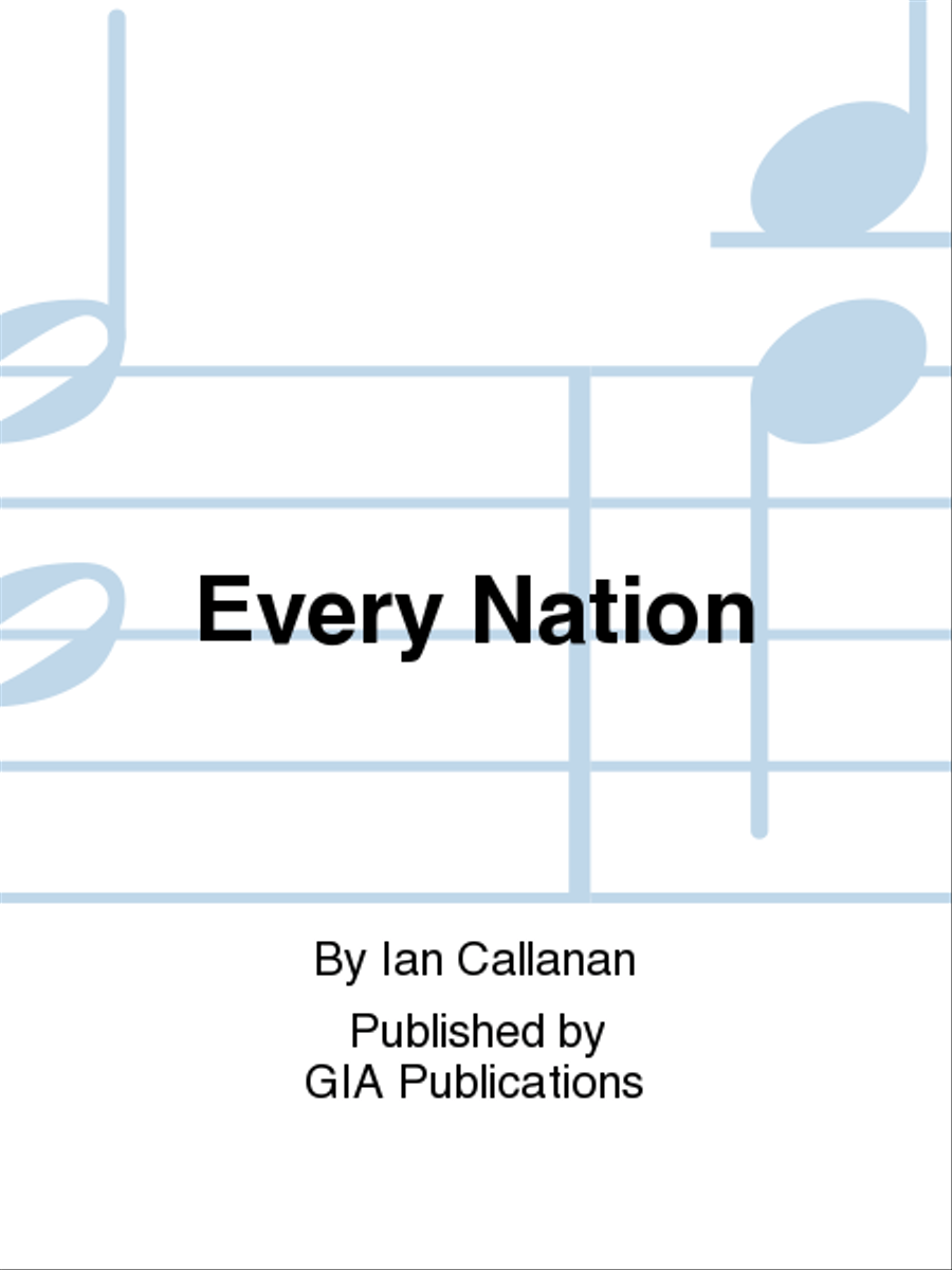 Every Nation - Instrument edition Guitar scores gallery preview page 1
