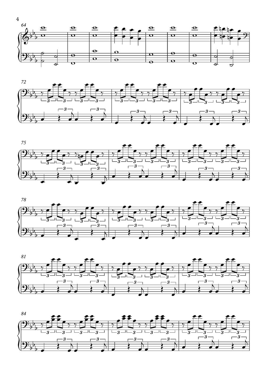 Game Of Thrones Game Of Thrones Piano Solo scores gallery preview page 4