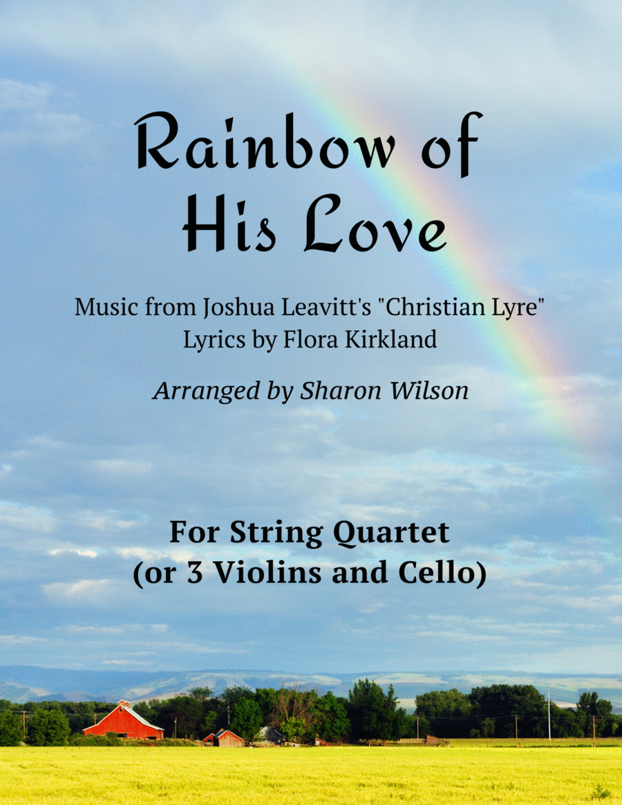 Rainbow of His Love (for String Quartet) String Quartet scores gallery preview page 1