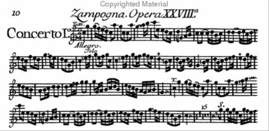 <br>Sheet music extract