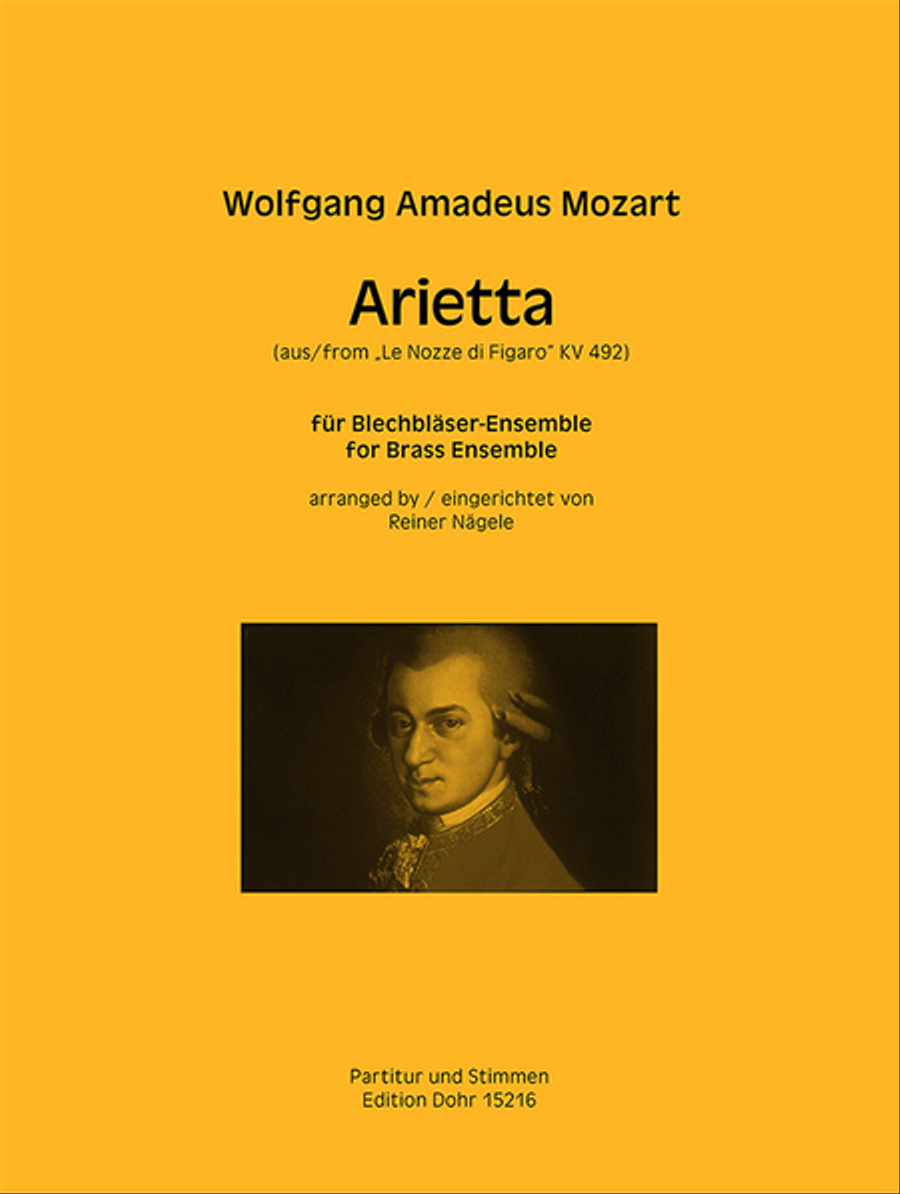 Arietta KV 492 (für Blechbläser-Ensemble) (aus 