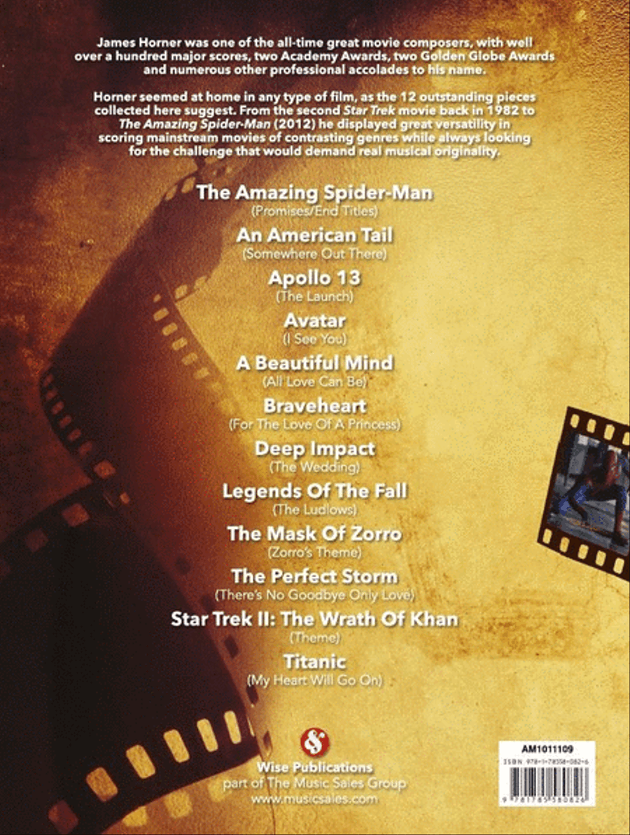 The Ultimate James Horner Film Score Collection Piano, Vocal, Guitar scores gallery preview page 2