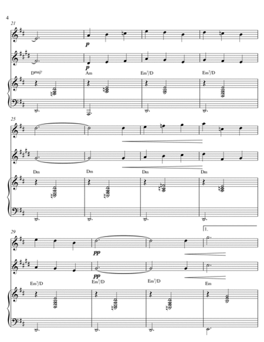 Erik Satie - Gymnopedie No 1(Trio Piano, Violin and Trumpet) with chords image number null