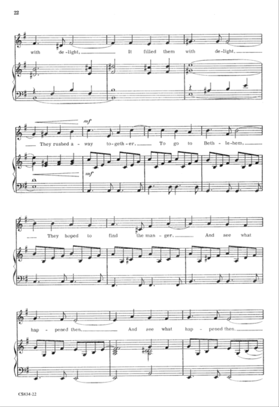 The Brightest Star Unison Choir scores gallery preview page 22