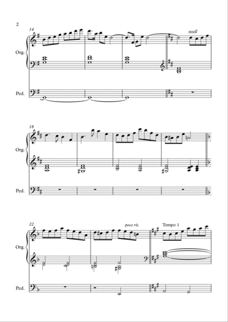 Joyful quiet collection for organ Organ Solo scores gallery preview page 3