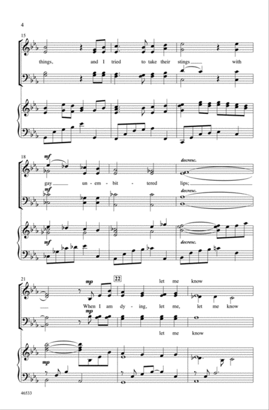 That I Loved Choir scores gallery preview page 3