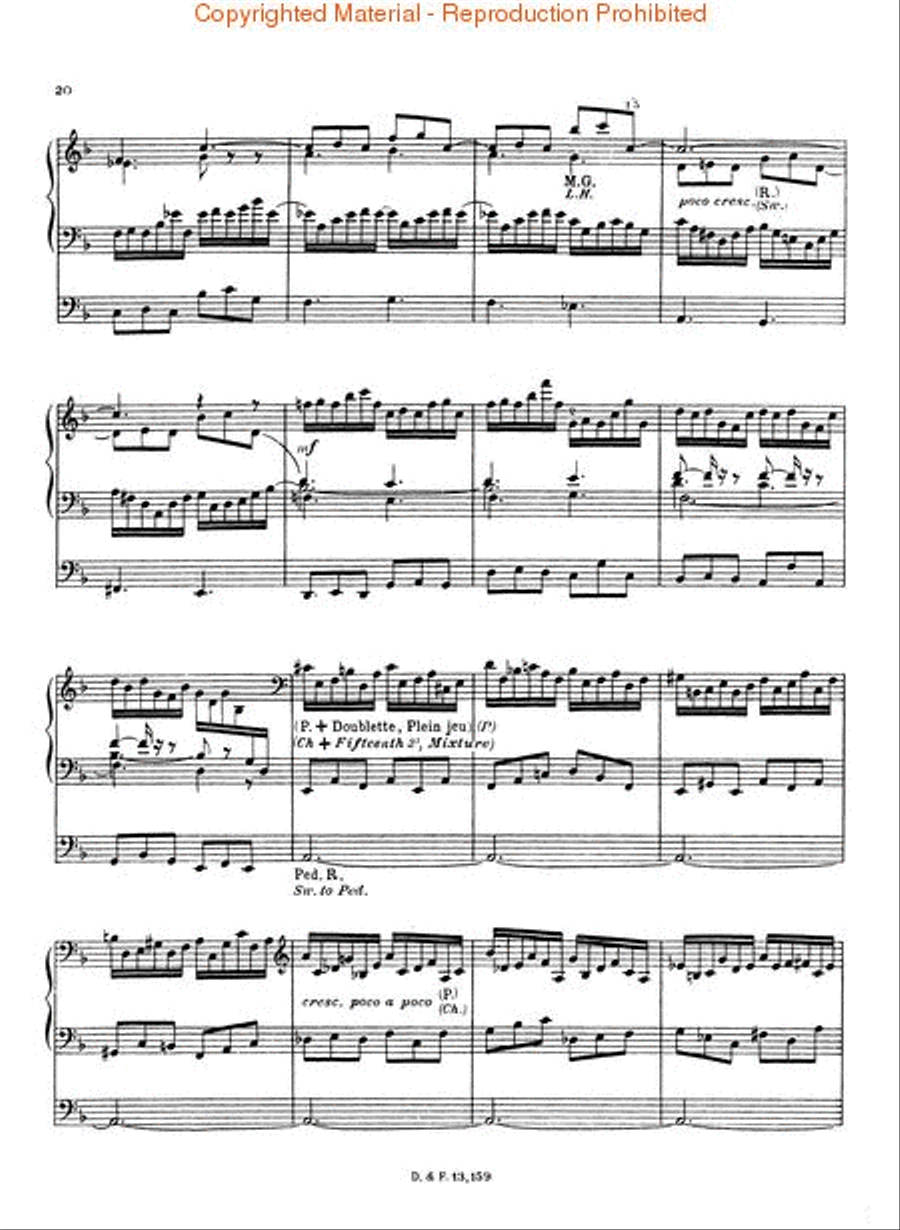 Prelude and Fugue, Op. 7 (sur le nom d'Alain) Organ scores gallery preview page 4