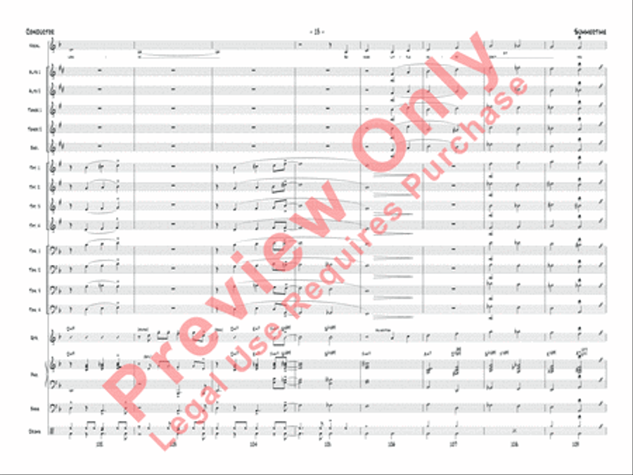 Summertime Summertime Jazz Ensemble scores gallery preview page 16