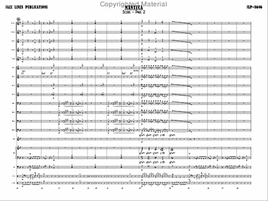 Manteca Manteca Big Band scores gallery preview page 5