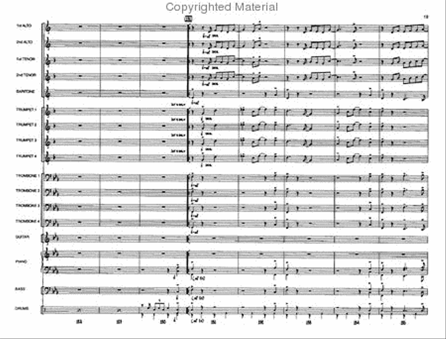 Eenie, Meenie, Minor Mode Jazz Ensemble scores gallery preview page 18