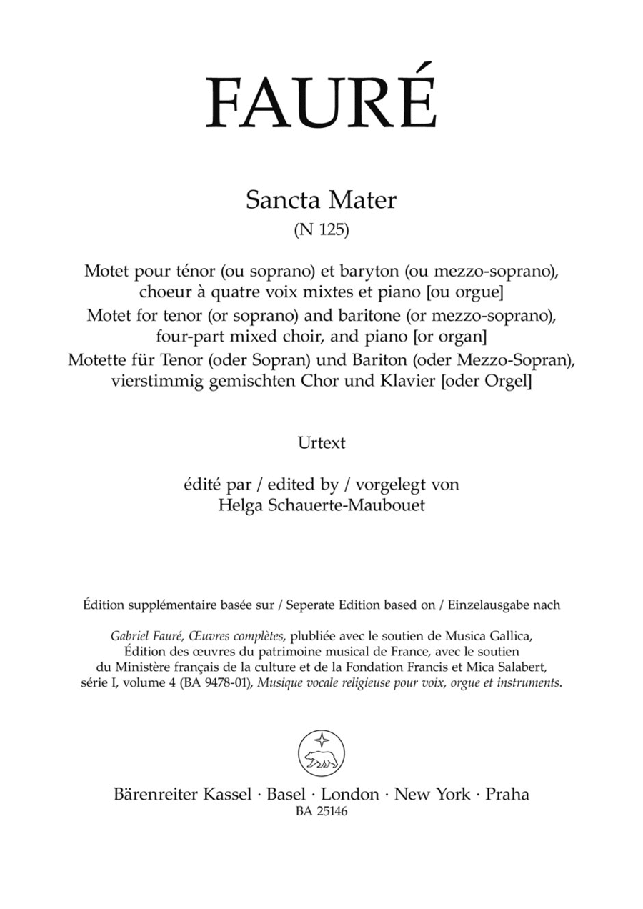 Sancta Mater N 125