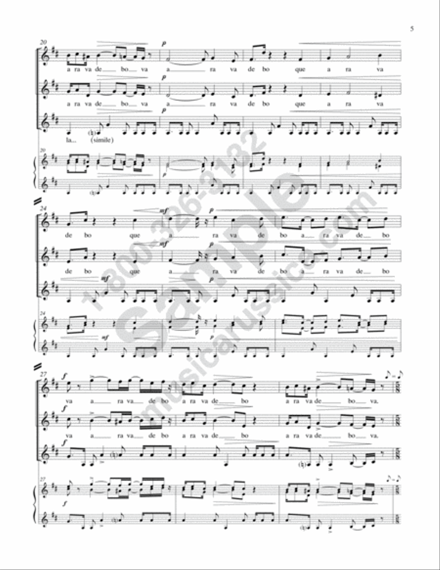 Spanish Solfeggio Spanish Solfeggio SSAA scores gallery preview page 4