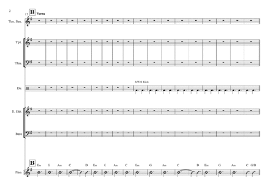 Oh Holy Night Contemporary Arrangement Piano, Vocal, Guitar scores gallery preview page 2