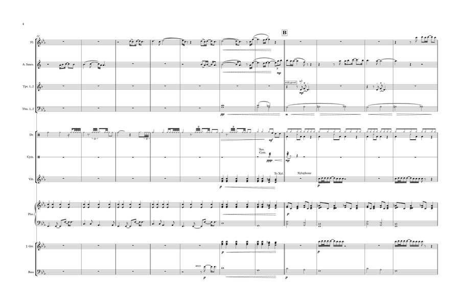 Skyfall Jazz Ensemble scores gallery preview page 4