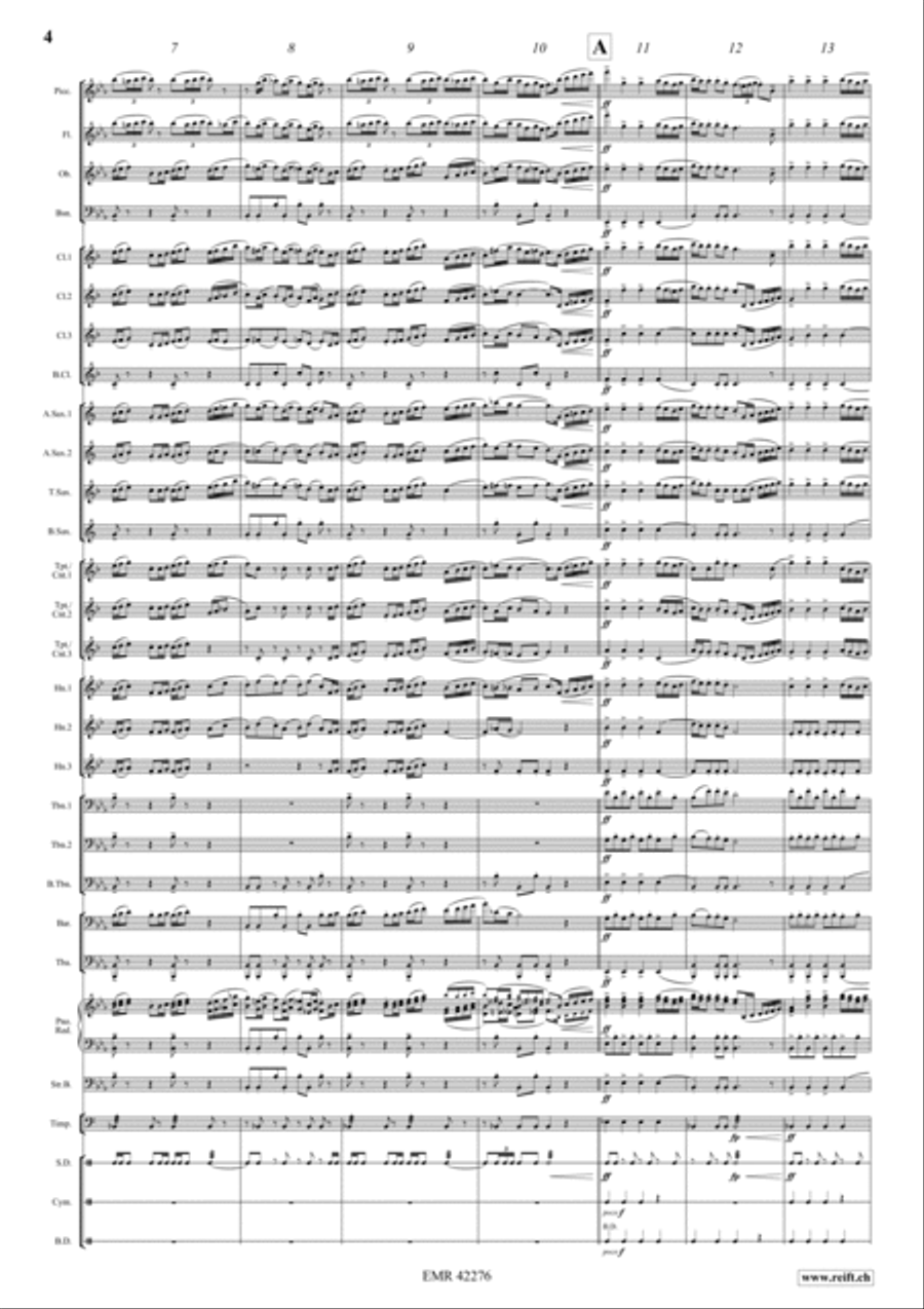 Militarmarsch Concert Band scores gallery preview page 4