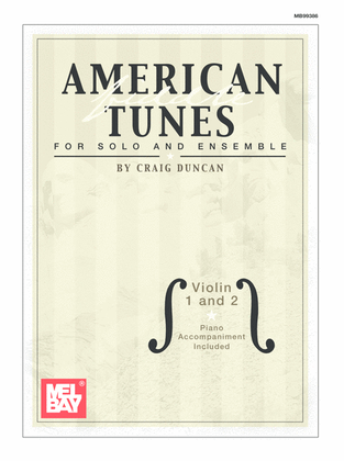 Book cover for American Fiddle Tunes for Solo and Ensemble - Violin 1&2