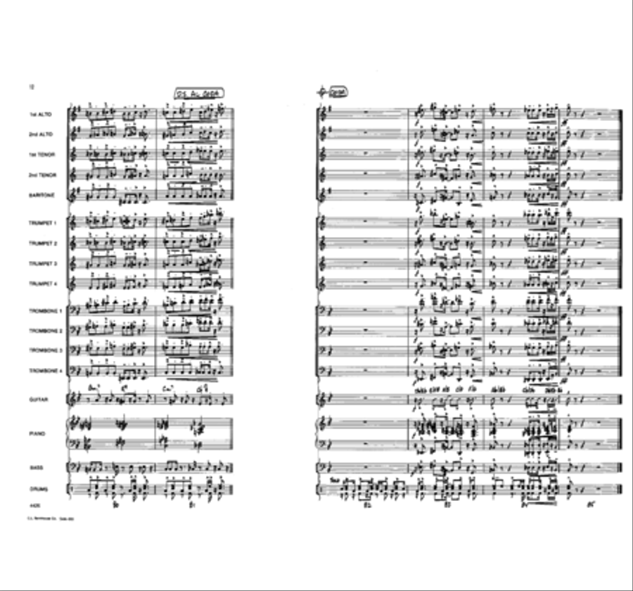 Hip Hoppin' Hip Hoppin' Jazz Ensemble scores gallery preview page 12